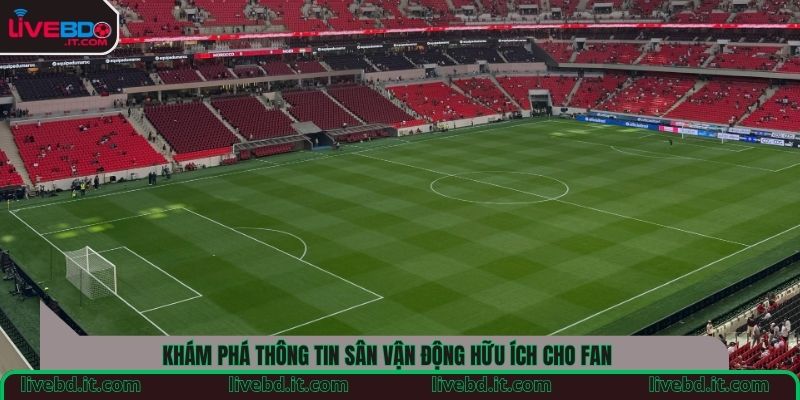 Khám phá thông tin sân vận động hữu ích cho fan