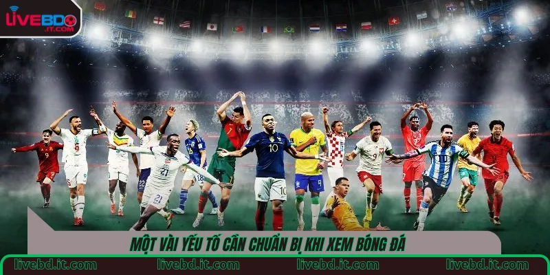 Một vài yếu tố cần chuẩn bị khi xem bóng đá